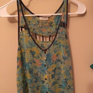 Lush brand sleeveless blouse